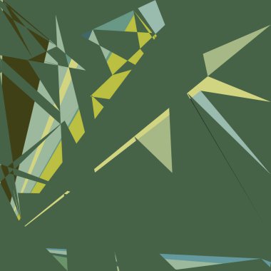 Geometrik soyutlama üretken sanat arkaplan çizimi