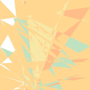 Geometrik soyutlama üretken sanat arkaplan çizimi