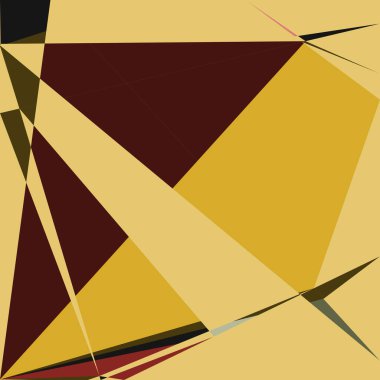 Geometrik soyutlama üretken sanat arkaplan çizimi