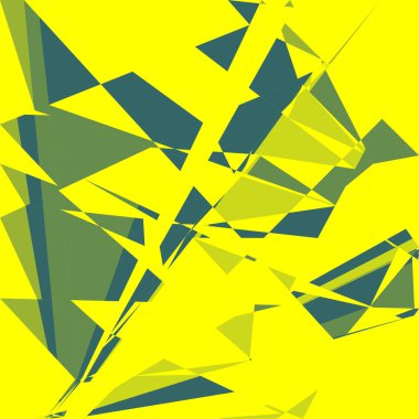 Geometrik soyutlama üretken sanat arkaplan çizimi