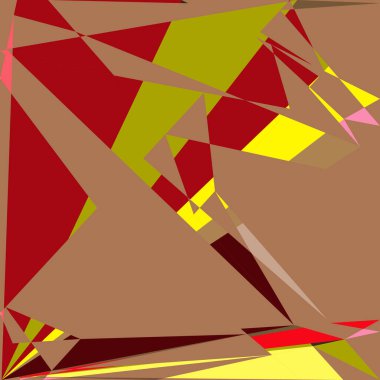 Geometrik soyutlama üretken sanat arkaplan çizimi