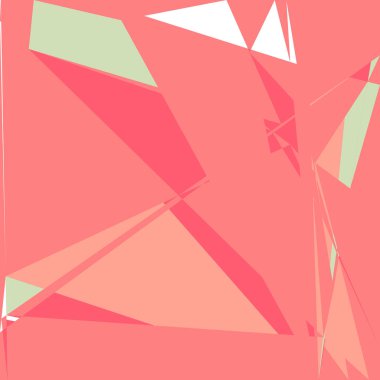 Geometrik soyutlama üretken sanat arkaplan çizimi