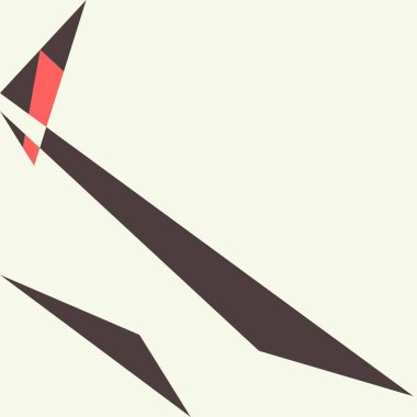 Geometrik soyutlama üretken sanat arkaplan çizimi