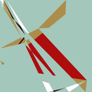 Geometrik soyutlama üretken sanat arkaplan çizimi