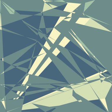 Geometrik soyutlama üretken sanat arkaplan çizimi