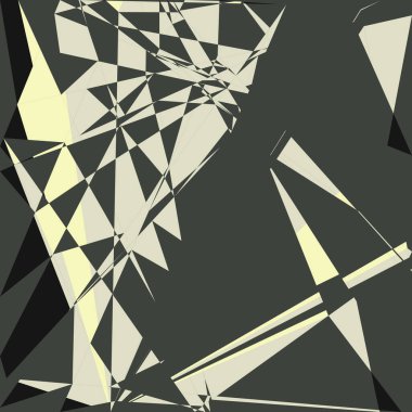 Geometrik soyutlama üretken sanat arkaplan çizimi