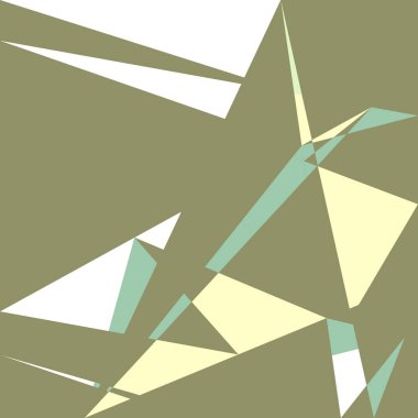 Geometrik soyutlama üretken sanat arkaplan çizimi