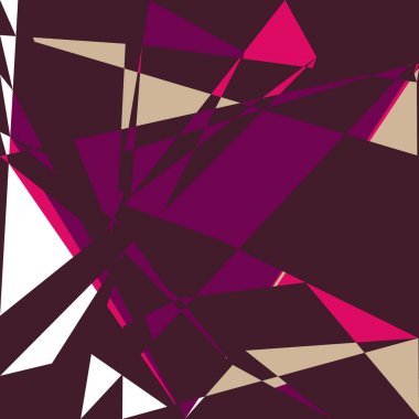 Geometrik soyutlama üretken sanat arkaplan çizimi