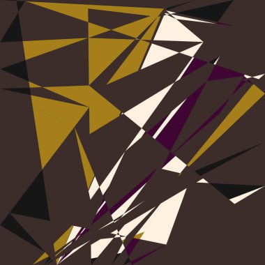 Geometrik soyutlama üretken sanat arkaplan çizimi