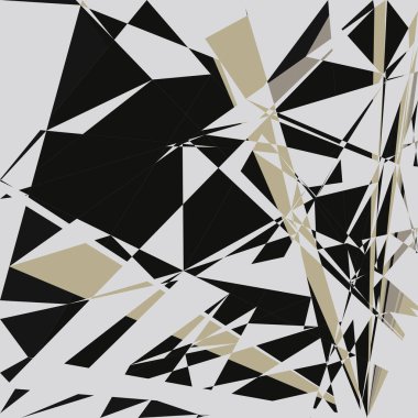 Geometrik soyutlama üretken sanat arkaplan çizimi