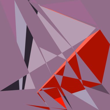 Geometrik soyutlama üretken sanat arkaplan çizimi