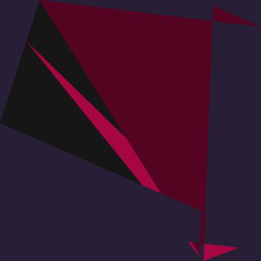 Geometrik soyutlama üretken sanat arkaplan çizimi