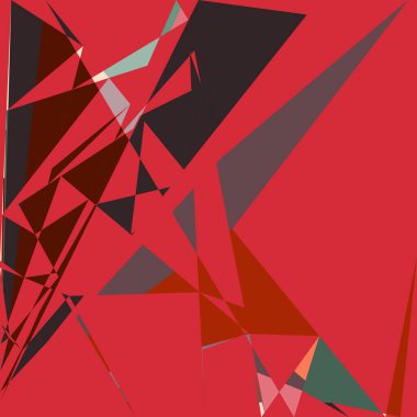 Geometrik soyutlama üretken sanat arkaplan çizimi