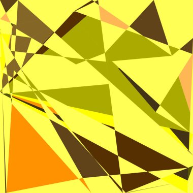 Geometrik soyutlama üretken sanat arkaplan çizimi