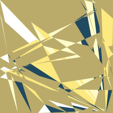 Geometrik soyutlama üretken sanat arkaplan çizimi