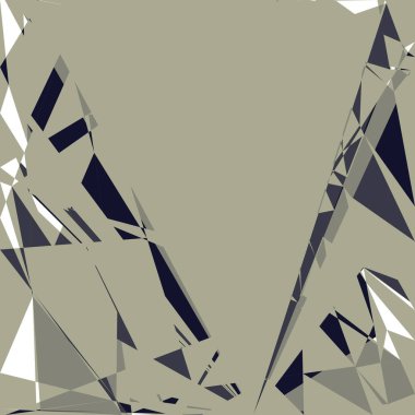 Geometrik soyutlama üretken sanat arkaplan çizimi