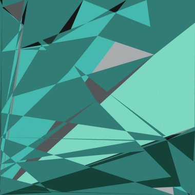 Geometrik soyutlama üretken sanat arkaplan çizimi