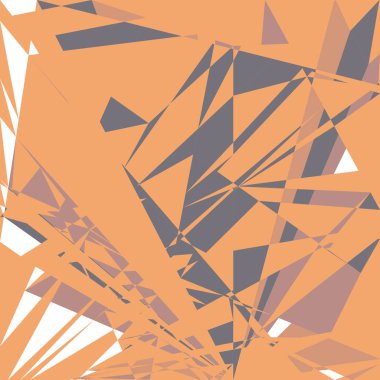 Geometrik soyutlama üretken sanat arkaplan çizimi