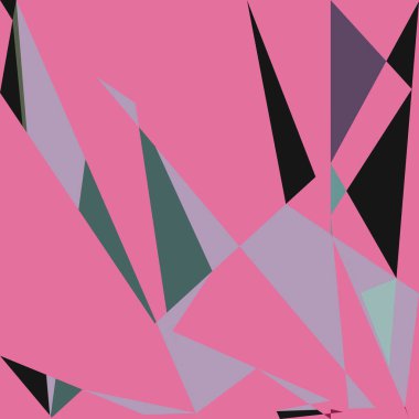 Geometrik soyutlama üretken sanat arkaplan çizimi