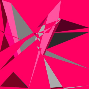 Geometrik soyutlama üretken sanat arkaplan çizimi