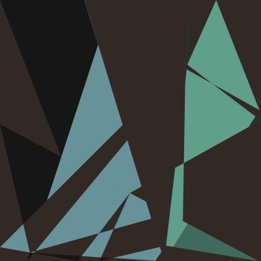 Geometrik soyutlama üretken sanat arkaplan çizimi