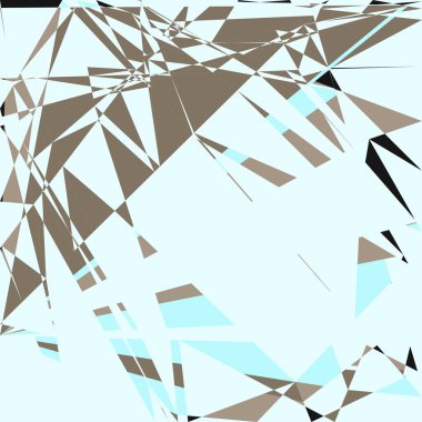 Geometrik soyutlama üretken sanat arkaplan çizimi