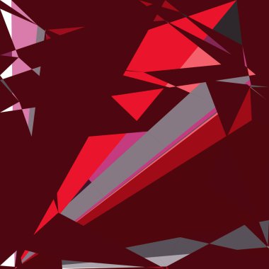 Geometrik soyutlama üretken sanat arkaplan çizimi