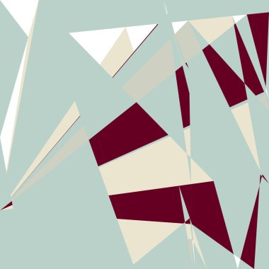 Geometrik soyutlama üretken sanat arkaplan çizimi