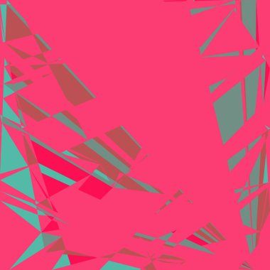 Geometrik soyutlama üretken sanat arkaplan çizimi