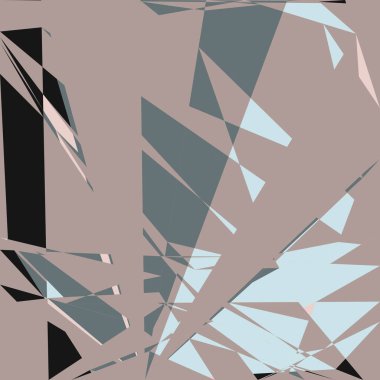 Geometrik soyutlama üretken sanat arkaplan çizimi