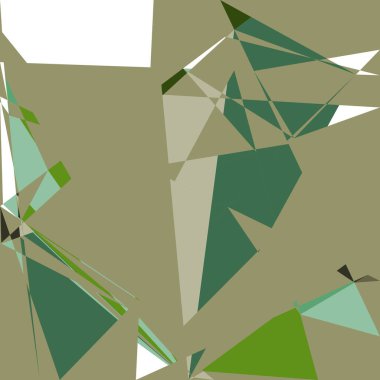 Geometrik soyutlama üretken sanat arkaplan çizimi