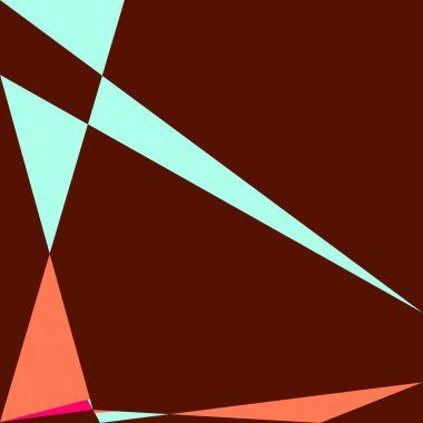 Geometrik soyutlama üretken sanat arkaplan çizimi