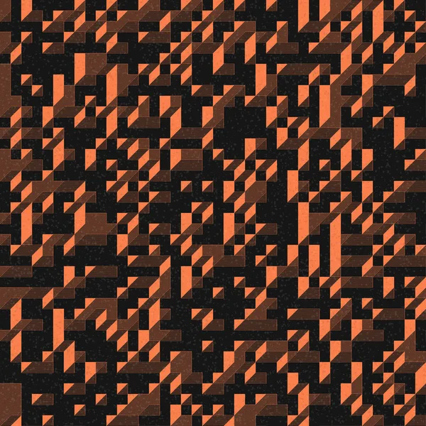 Edward Zajec 'in 1971' deki Il Cubo 'sunun uygulanması. Esasen 8 taştan oluşan bir Truchet fayans seti ve yerleştirme sanatı illüstrasyonu için kurallar