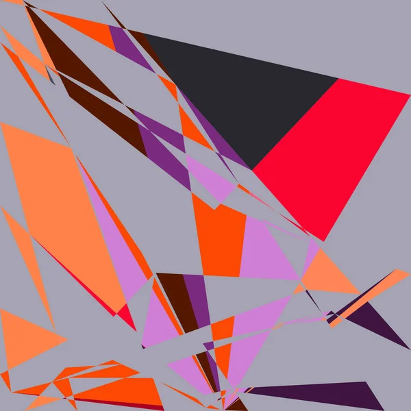 Geometric Abstraction Generative Art Background Art Illustration — 스톡 벡터