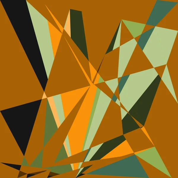 Geometric Abstraction Generative Art Background Art Illustration — 스톡 벡터