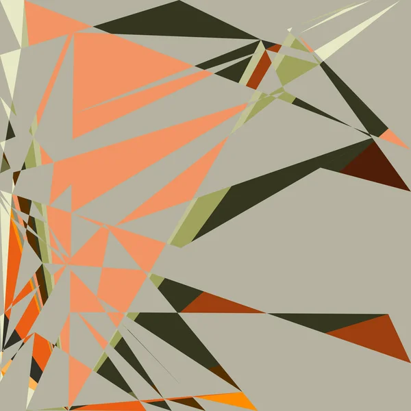 Geometric Abstraction Generative Art Background Art Illustration — Stockvektor