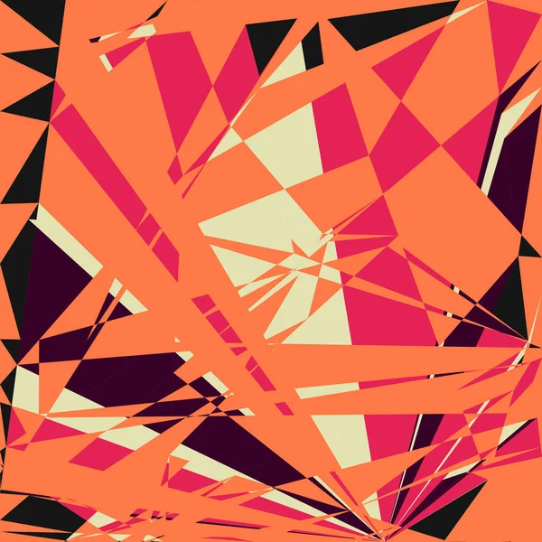 Geometrik soyutlama üretken sanat arkaplan çizimi