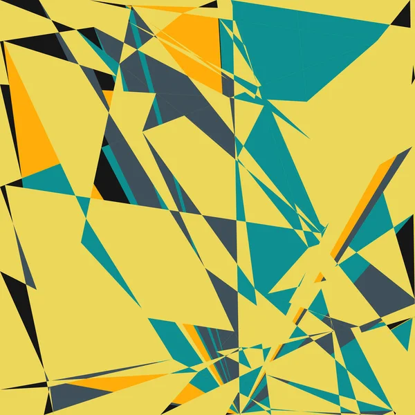 Geometrik soyutlama üretken sanat arkaplan çizimi