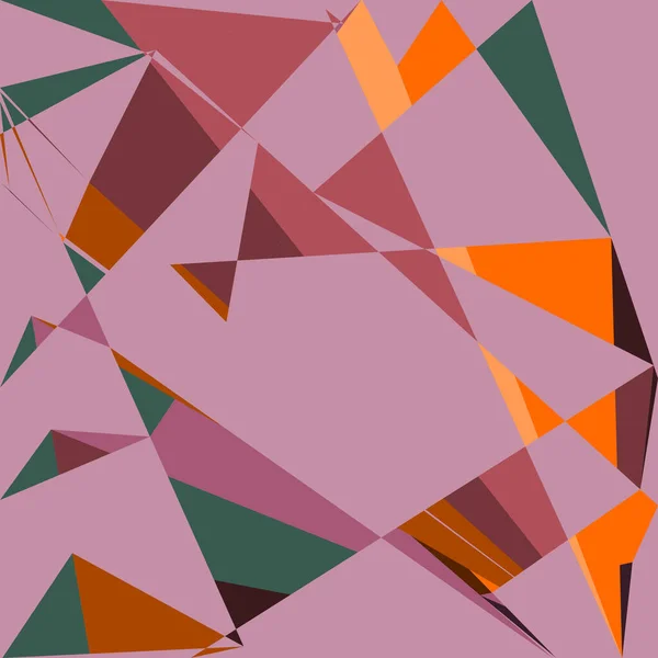 Geometric Abstraction Generative Art Background Art Illustration — Archivo Imágenes Vectoriales