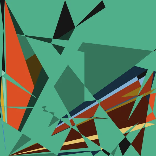 Geometrik soyutlama üretken sanat arkaplan çizimi