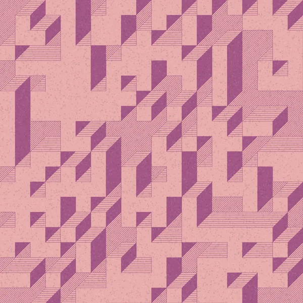 Edward Zajec 'in 1971' deki Il Cubo 'sunun uygulanması. Esasen 8 taştan oluşan bir Truchet fayans seti ve yerleştirme sanatı illüstrasyonu için kurallar