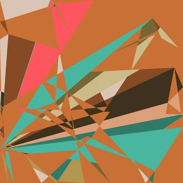 Geometrik soyutlama üretken sanat arkaplan çizimi