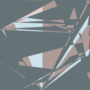 Geometrik soyutlama üretken sanat arkaplan çizimi