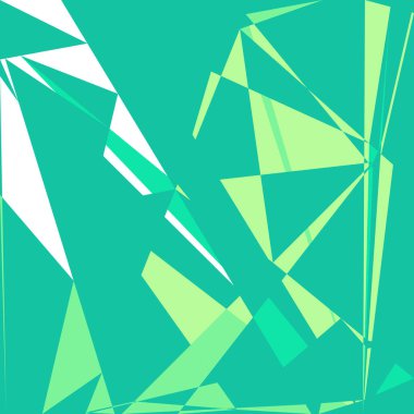 Geometrik soyutlama üretken sanat arkaplan çizimi