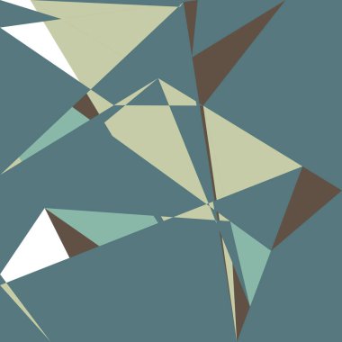 Geometrik soyutlama üretken sanat arkaplan çizimi