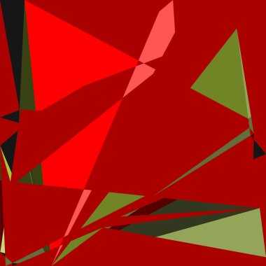 Geometrik soyutlama üretken sanat arkaplan çizimi