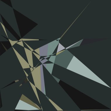 Geometrik soyutlama üretken sanat arkaplan çizimi