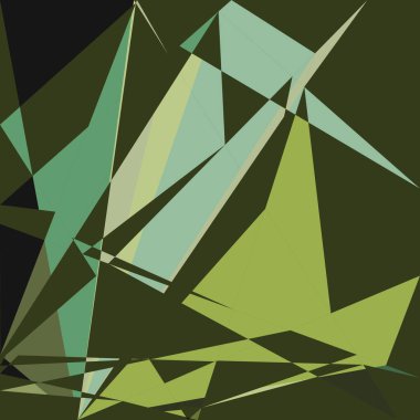 Geometrik soyutlama üretken sanat arkaplan çizimi