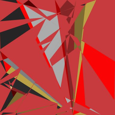 Geometrik soyutlama üretken sanat arkaplan çizimi