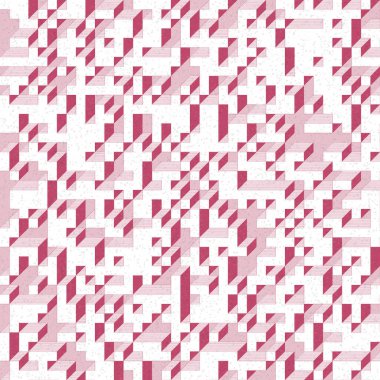 Edward Zajec 'in 1971' deki Il Cubo 'sunun uygulanması. Esasen 8 taştan oluşan bir Truchet fayans seti ve yerleştirme sanatı illüstrasyonu için kurallar